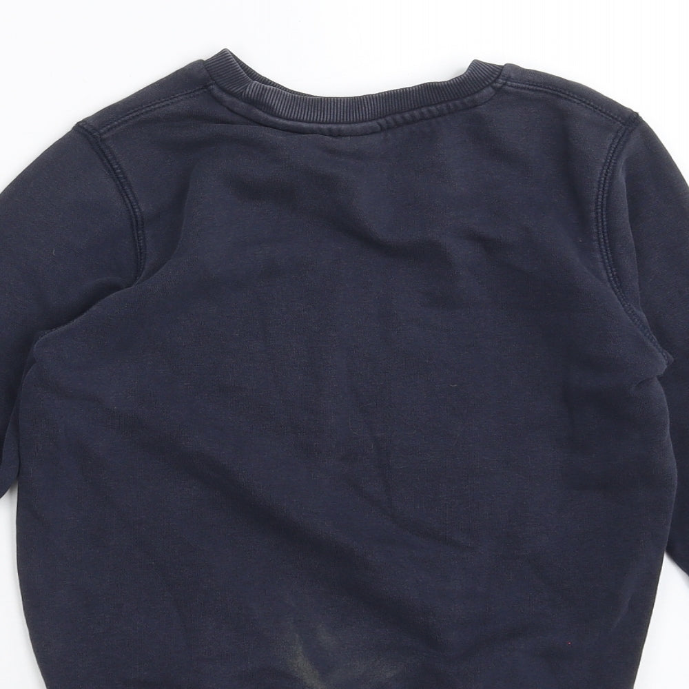 TU Boys Blue Pullover Sweatshirt Size 6 Years - school wear