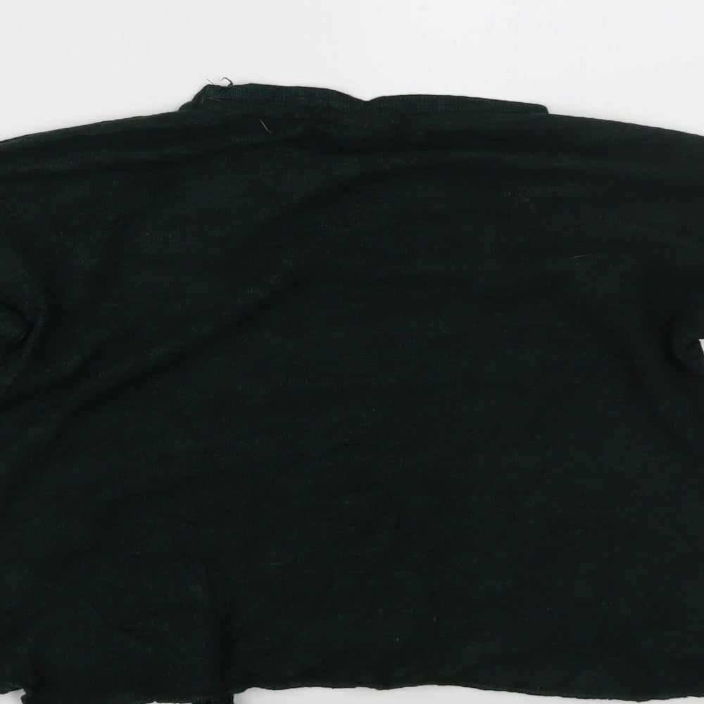 Zara Girls Green Basic Blouse Size 7 Years