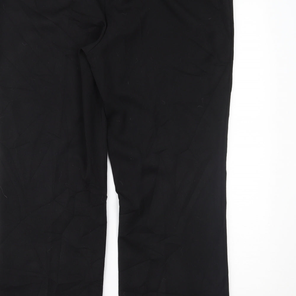 Arcadia Womens Black Trousers Size 18 L31.5 in