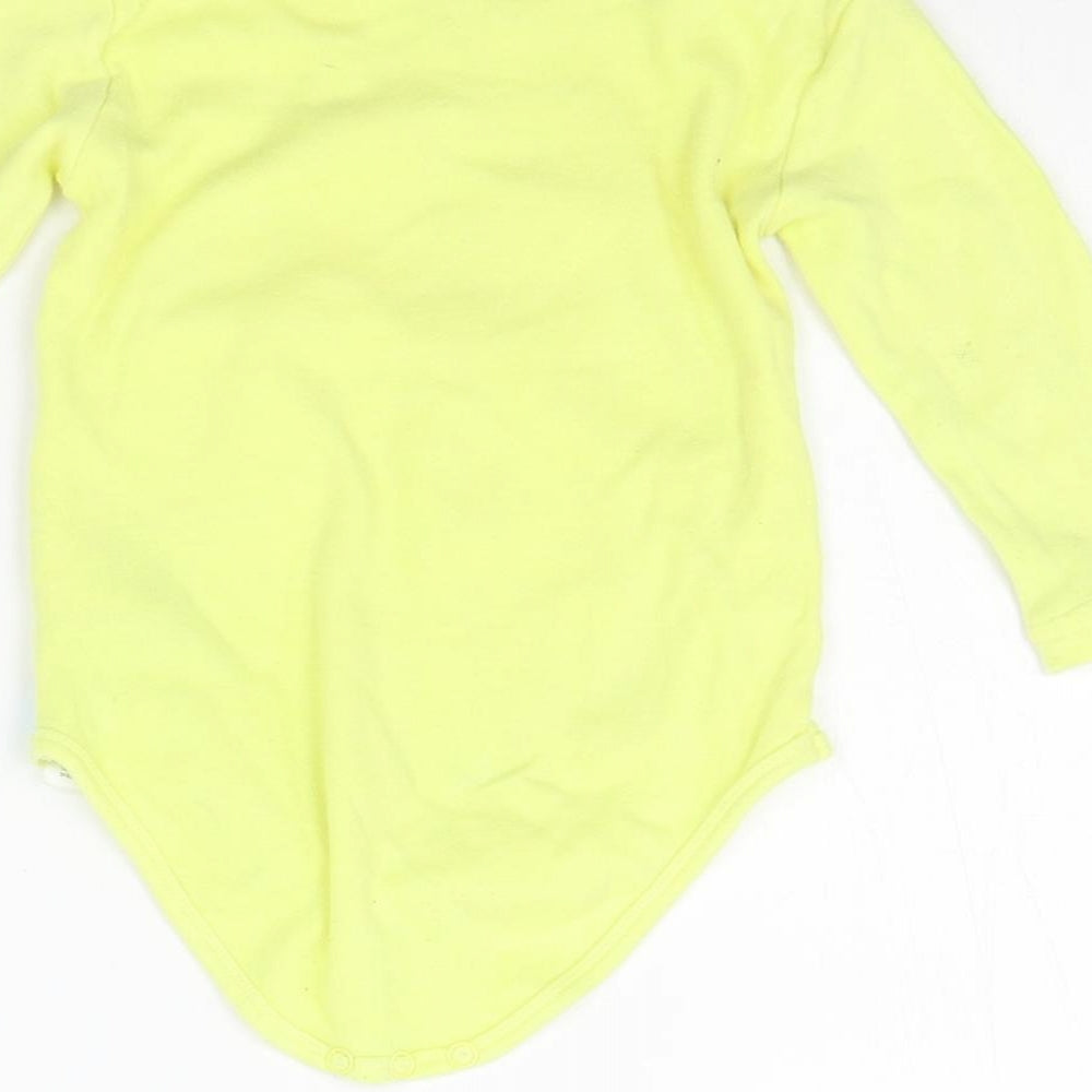 eplus m Baby Yellow Basic T-Shirt Size 9-12 Months - mini mouse