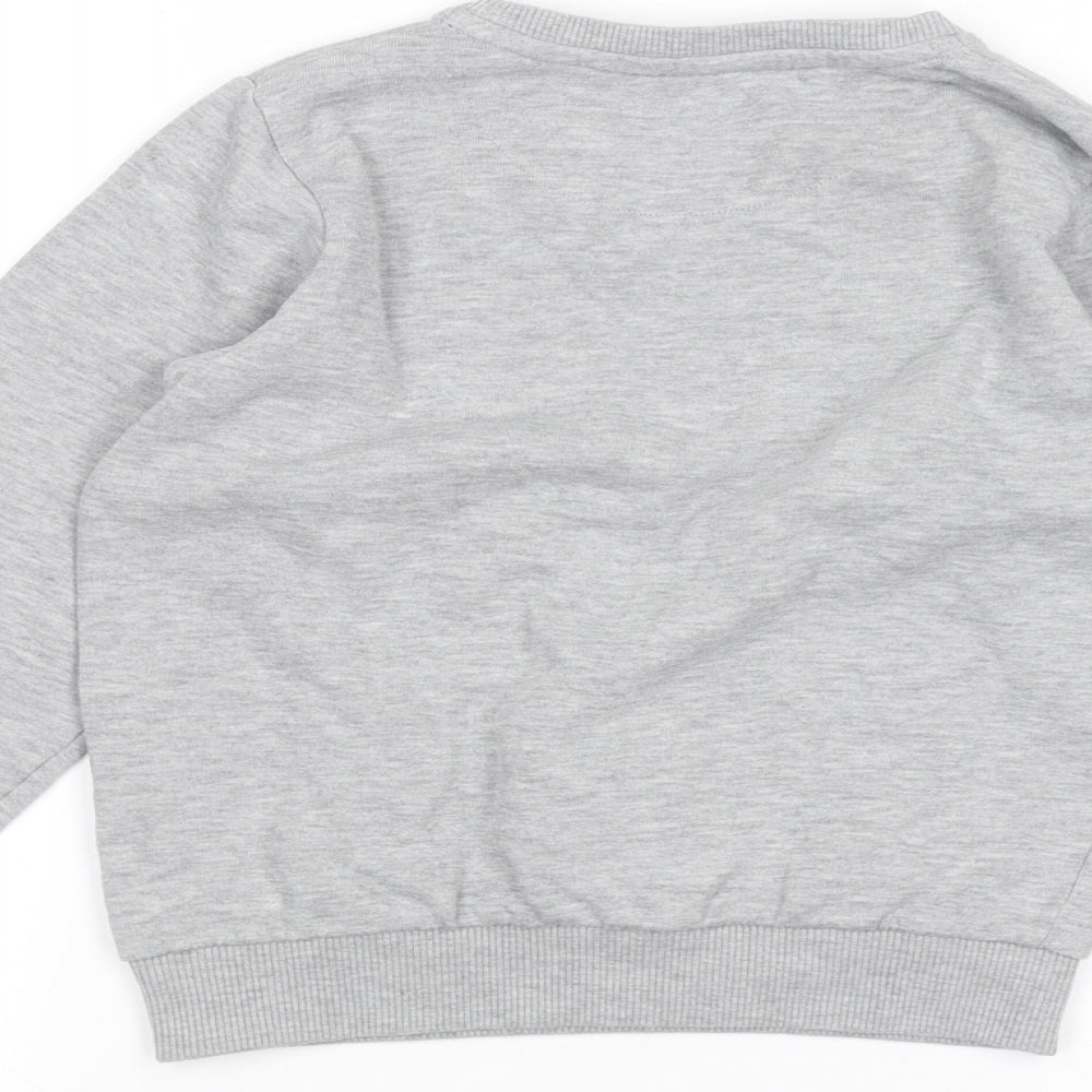Marks and Spencer Boys Grey Pullover Jumper Size 6-7 Years
