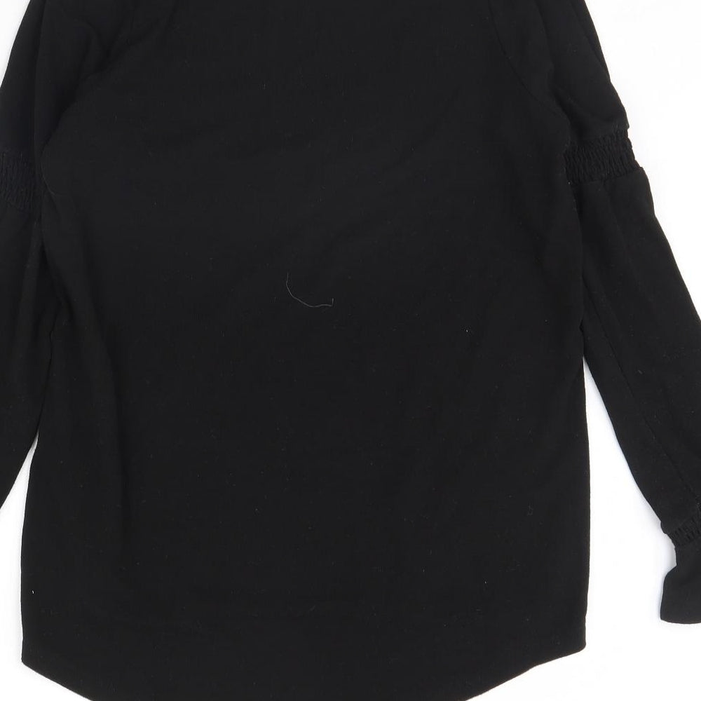 River Island Womens Black Pullover Jumper Size 10