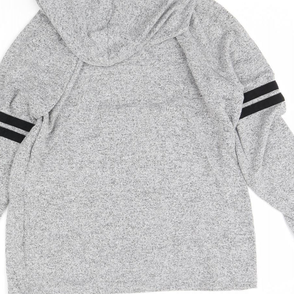 Papaya Womens Grey Pullover Hoodie Size 8