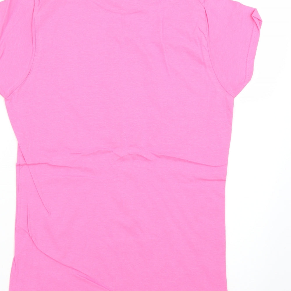 Gildan Womens Pink Basic T-Shirt Size M