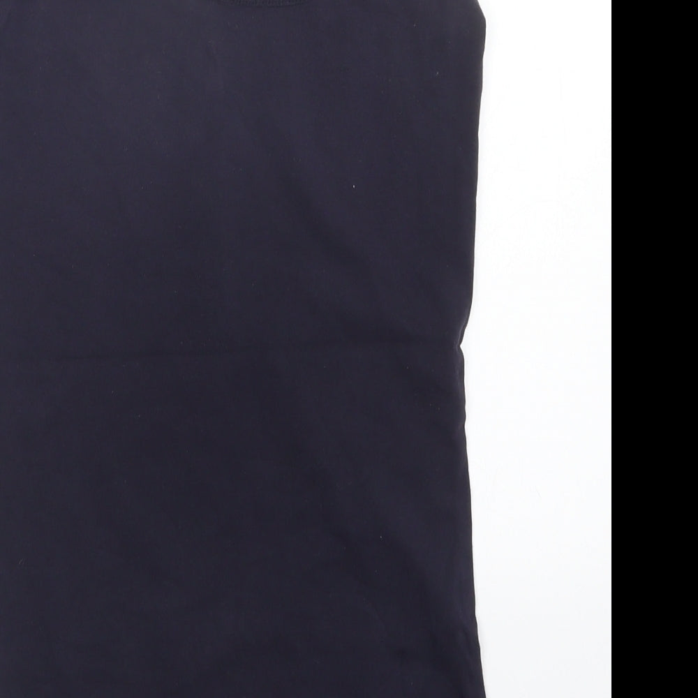 Atmosphere Womens Blue Basic T-Shirt Size 10