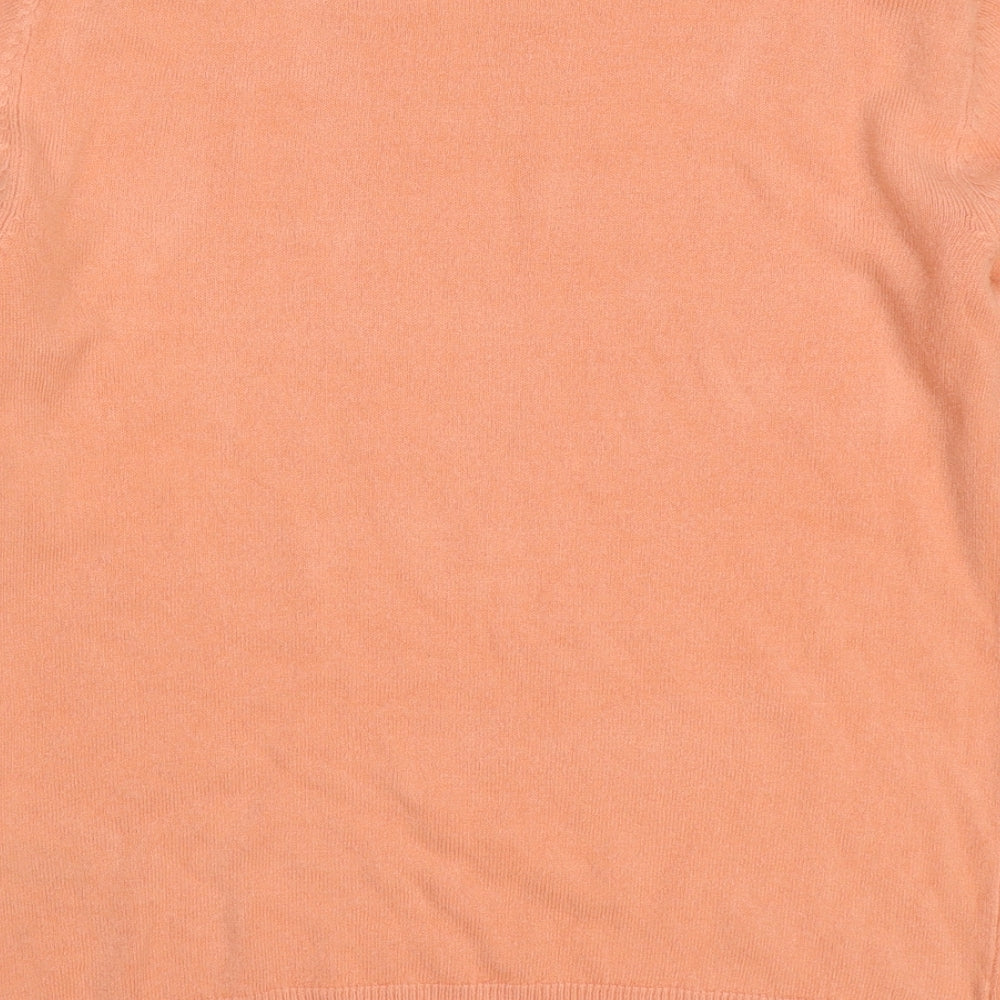 Marks and Spencer Womens Pink Knit Pullover Jumper Size 8
