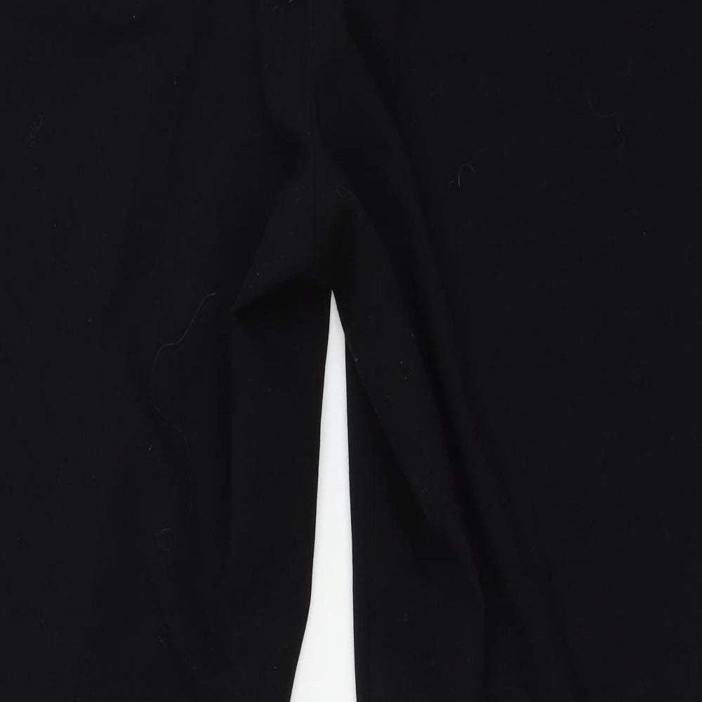 MArks Womens Black Trousers Size 18 L29 in
