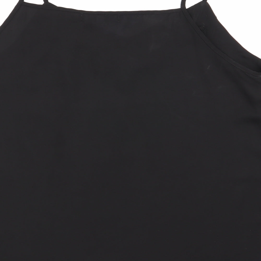 cameo rose Womens Black Camisole Tank Size 14