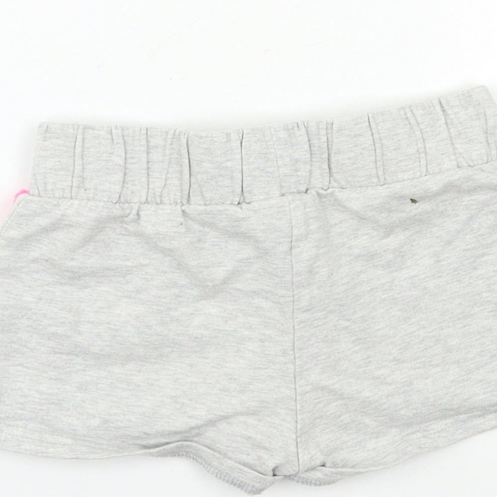 F&F Girls Grey Hot Pants Shorts Size 6-7 Years