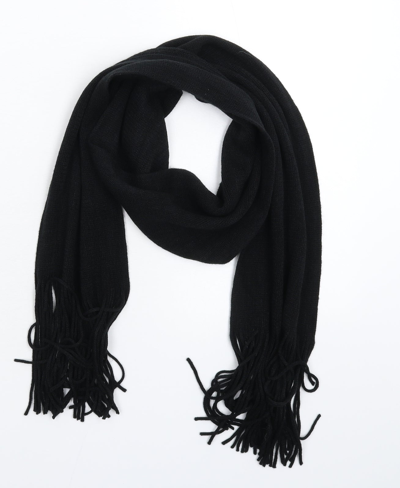 Dorothy Perkins Unisex Black Knit Scarf