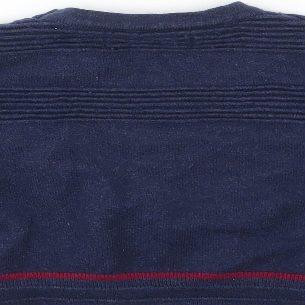 Debenhams Girls Blue Cardigan Jumper Size 6-9 Months