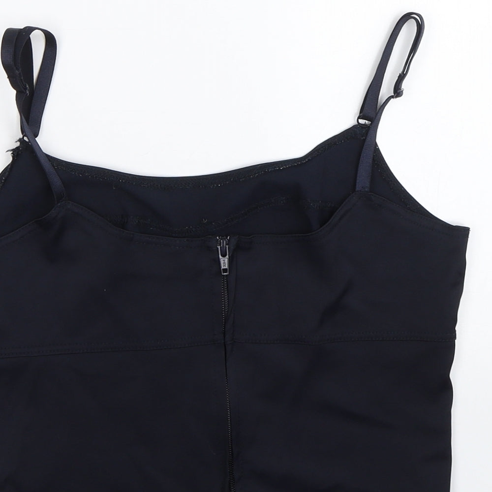 Hennes Womens Blue Cropped Tank Size 12