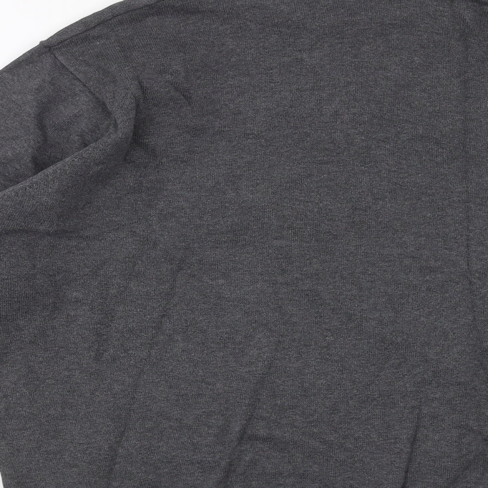 Wolsey Mens Grey Knit Pullover Jumper Size M