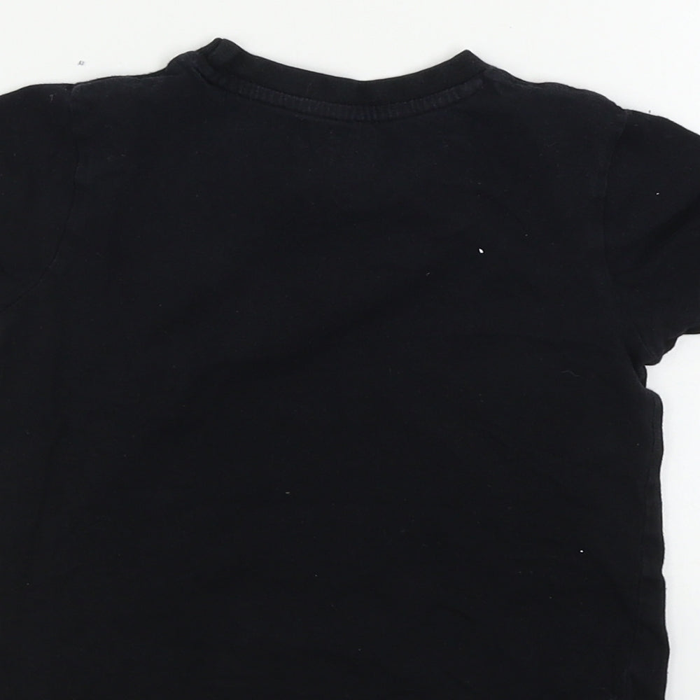Pep&co Boys Black Basic T-Shirt Size 3-4 Years