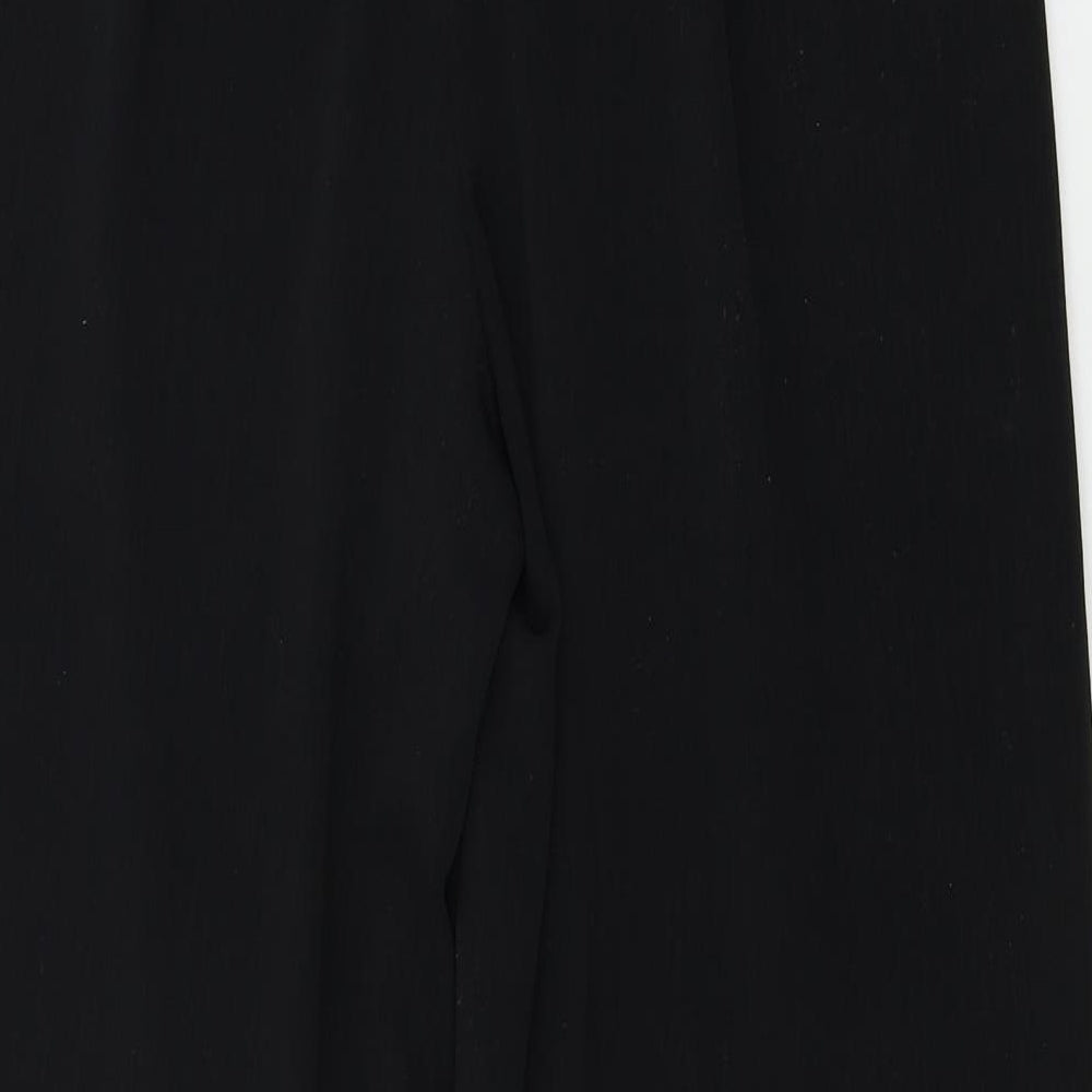 BHS Womens Black Trousers Size 12 L27 in