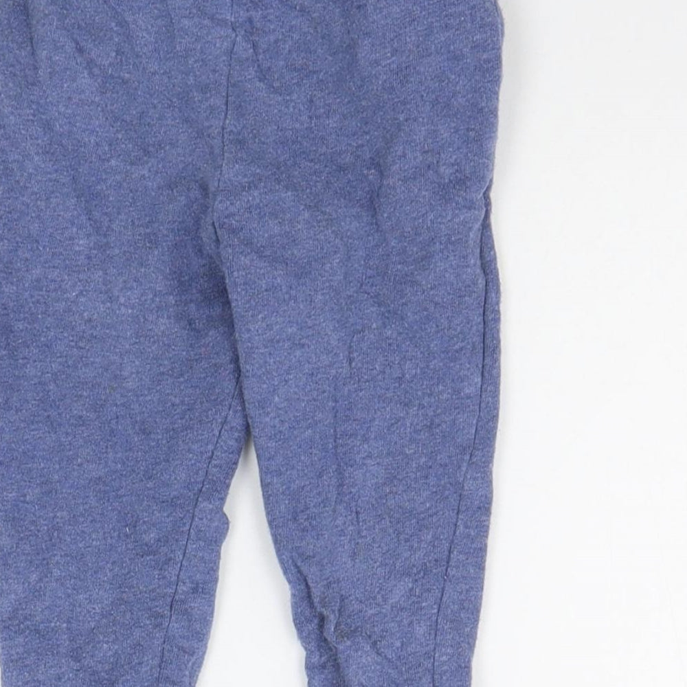 Mother Care Girls Blue Jogger Trousers Size 12-18 Months