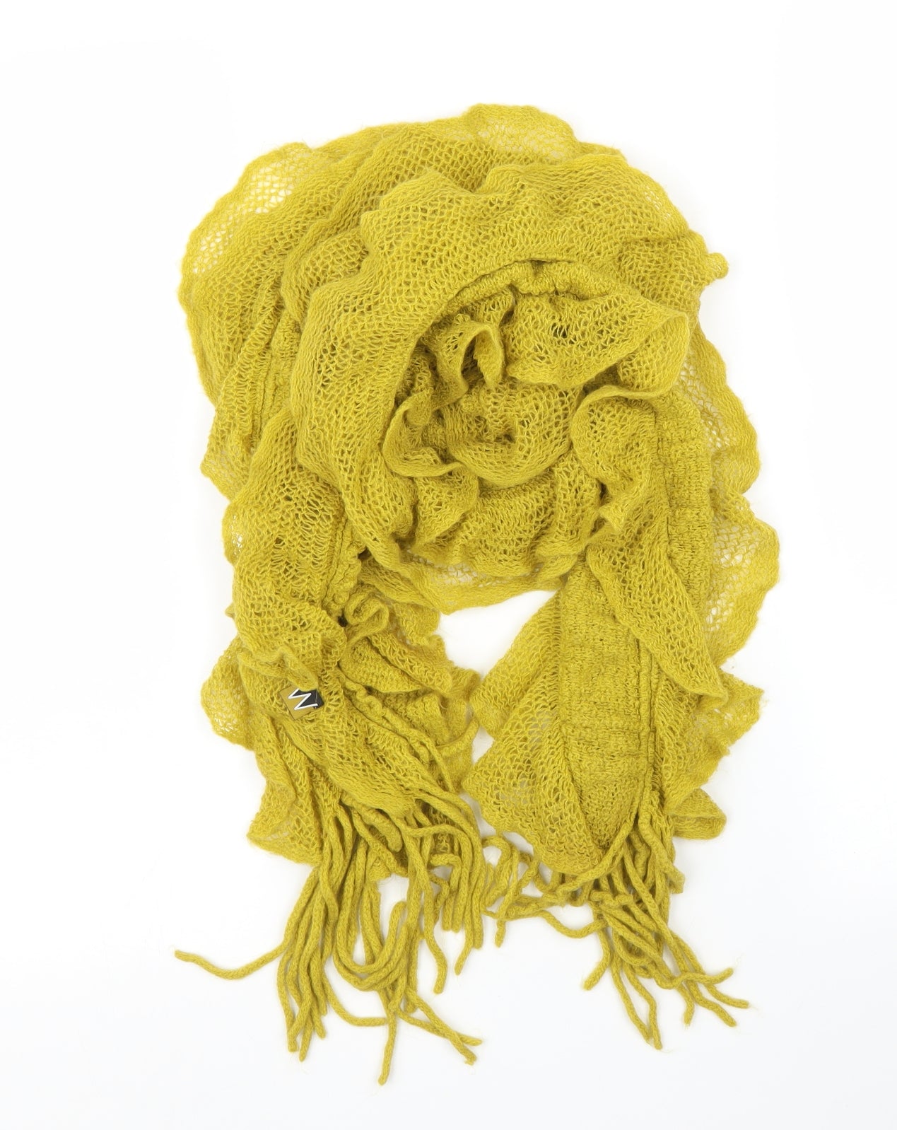 Preworn Unisex Yellow Scarf