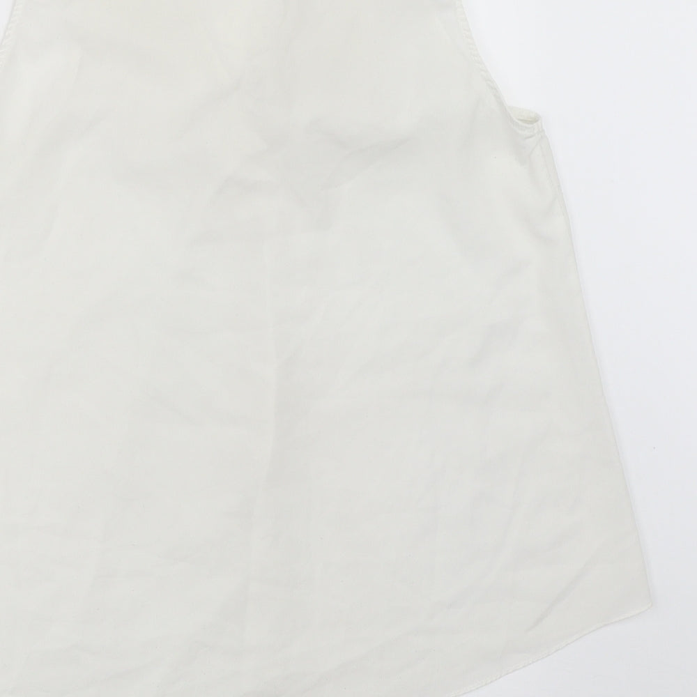 H&M Womens White Basic Blouse Size 40