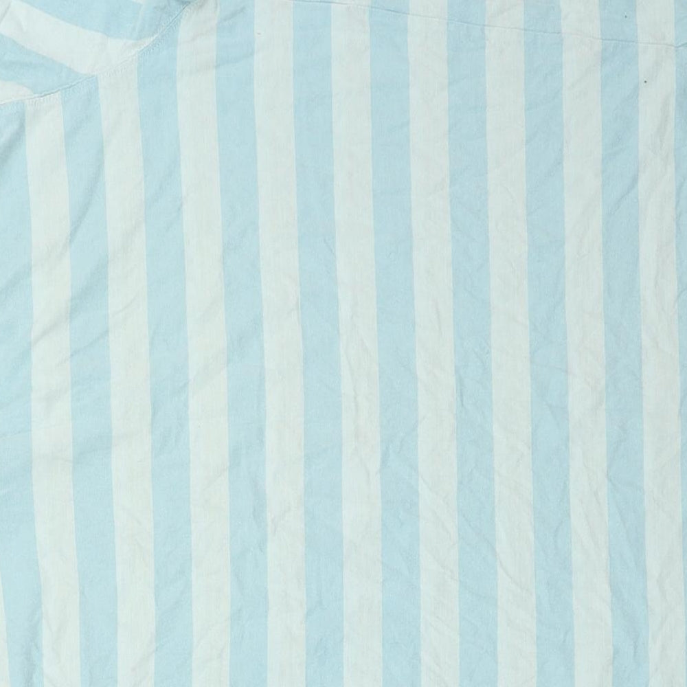 Cutter & Buck Mens Blue Striped T-Shirt Size S