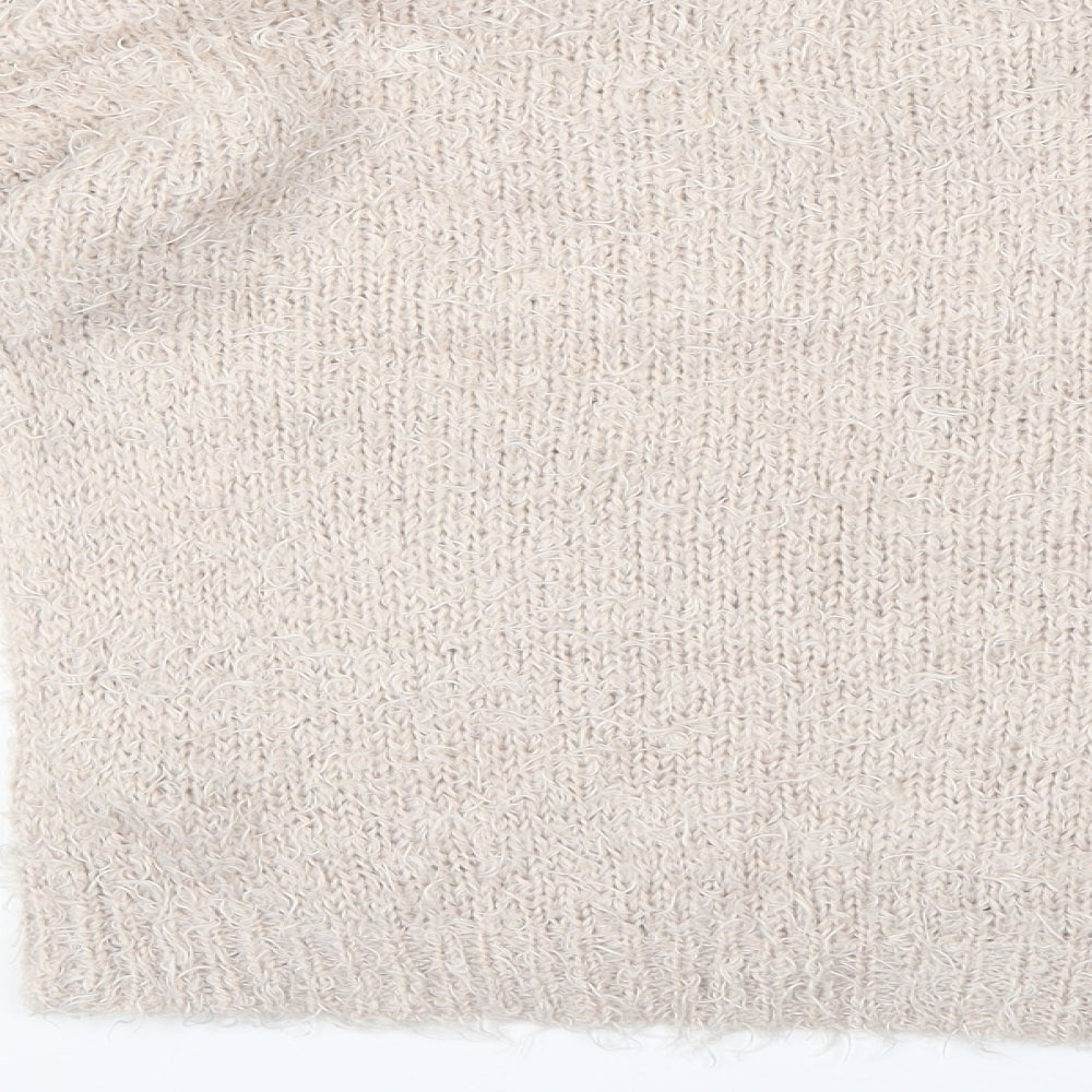 New Look Womens Beige Pullover Jumper Size 10