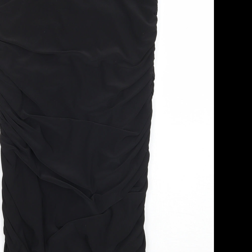 Ayanapa Womens Black Batik A-Line Size 14