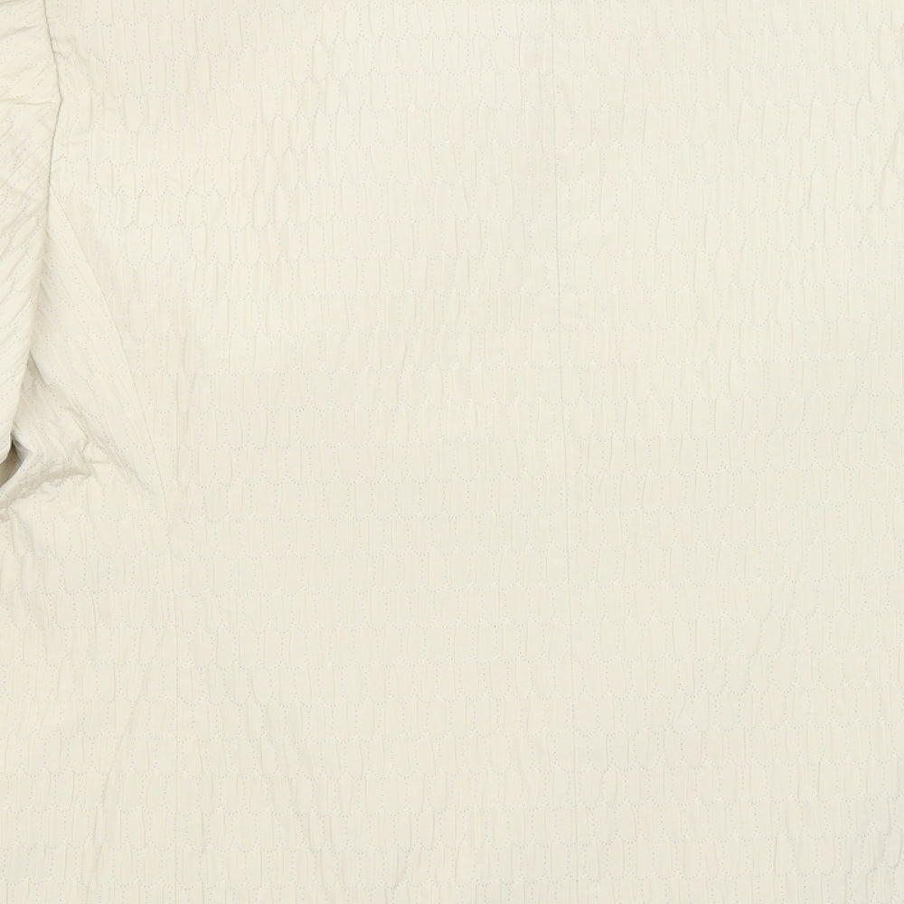 Dinomoda Womens Beige Jacket Size 16