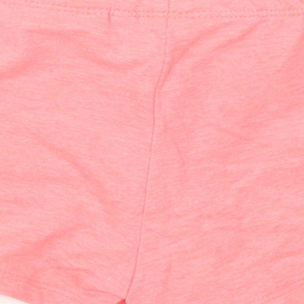 H&M Girls Pink Sweat Shorts Size 6 Years