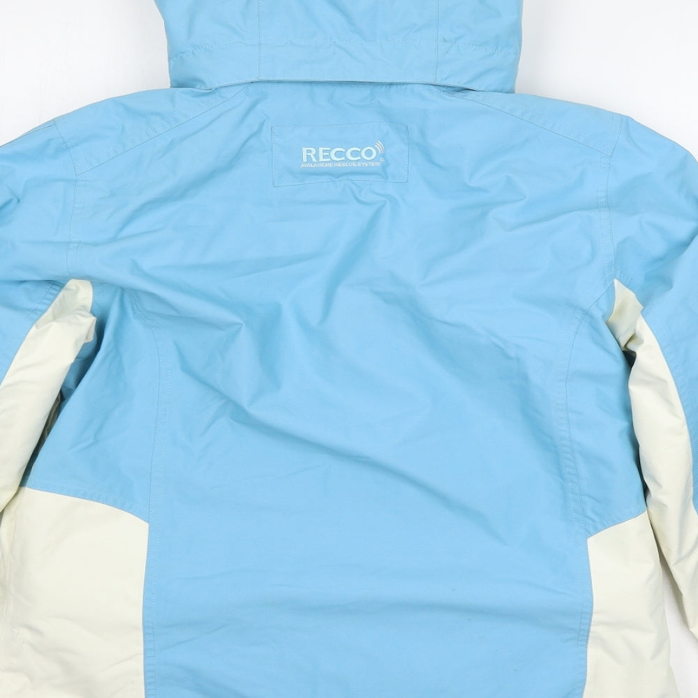 Polar Dreams Womens Blue Ski Jacket Jacket Size 10