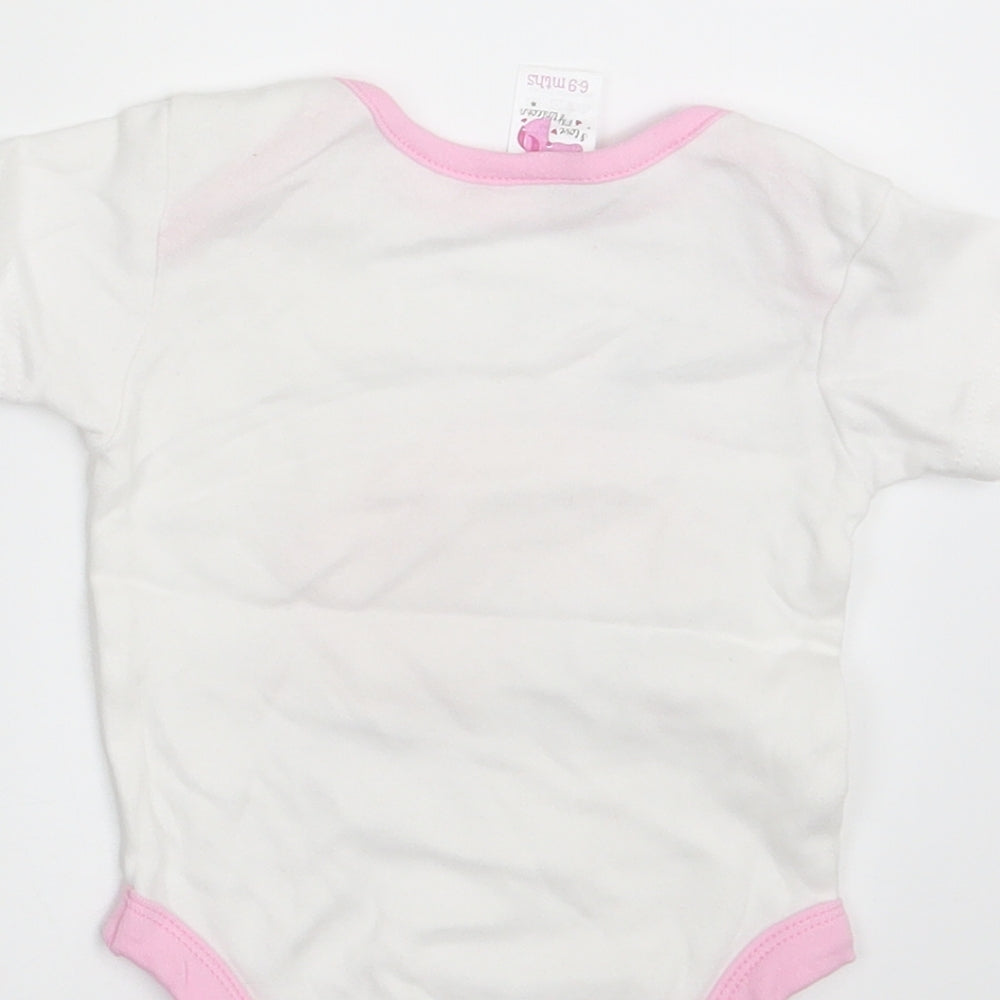 I Love my Unicorn Girls White Animal Print Romper One-Piece Size 6-9 Months - Unicorn
