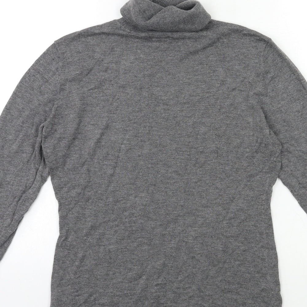 H&M Womens Grey Knit Pullover Jumper Size S