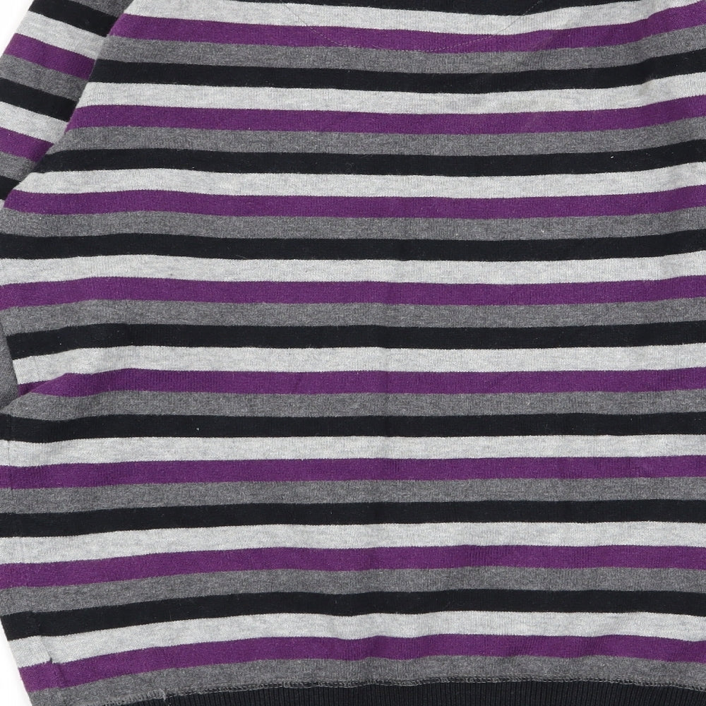 Cedar Wood State Mens Multicoloured Striped Pullover Jumper Size M
