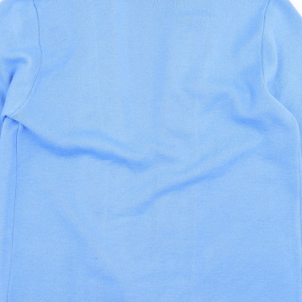 Vivi London Womens Blue Knit Cardigan Jumper Size S