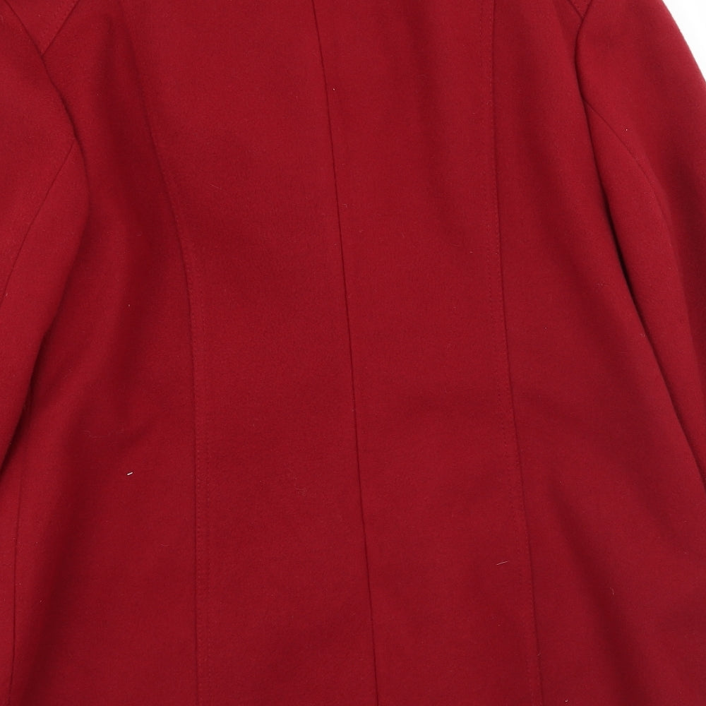 Bonmarché Womens Red Jacket Coat Size 12