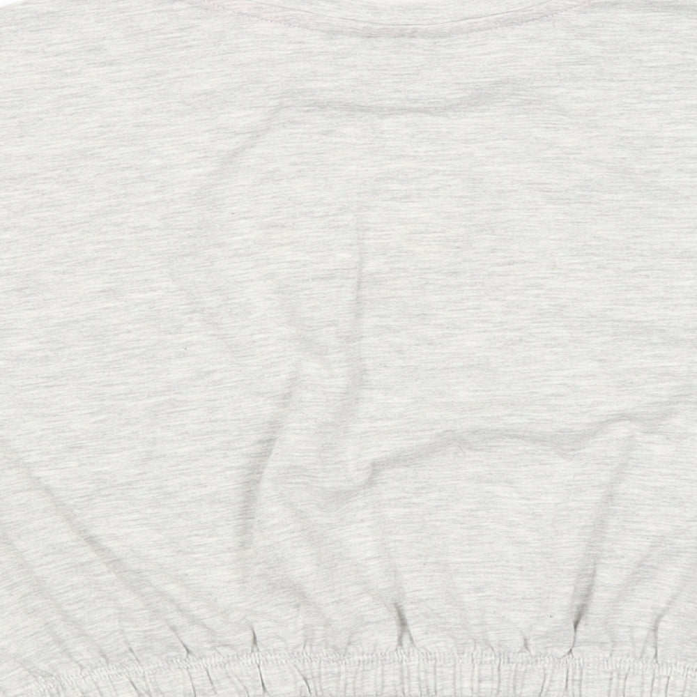 George Girls Grey Basic Blouse Size 8-9 Years