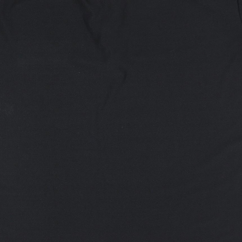Preworn Mens Black Polo - Juntos Somos Mais Fortes