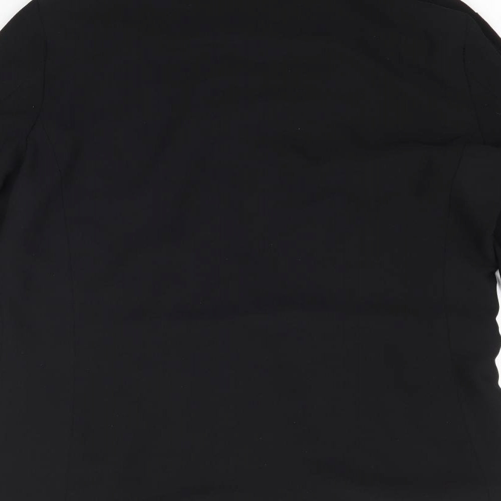 New Look Womens Black Jacket Blazer Size 12 - Waterfall