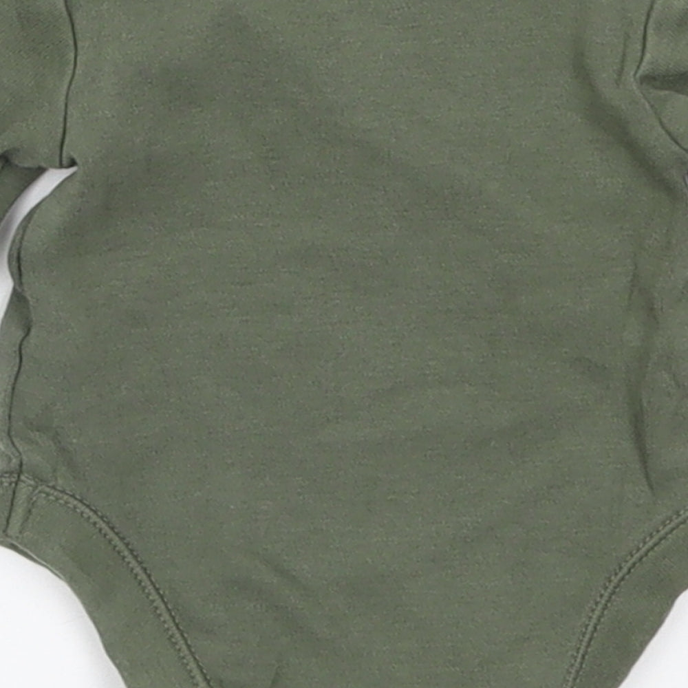 George Baby Green Babygrow One-Piece Size Newborn - Time For Some Fun