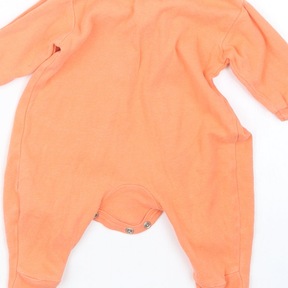 Earlydays Girls Orange Babydoll One Piece Size 0-3 Months