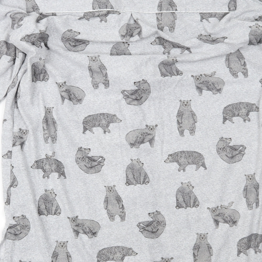 NEXT Womens Grey Pyjama Top Size S