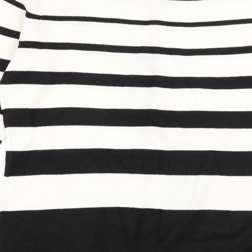 by very Womens Multicoloured Striped Pullover Jumper Size 8