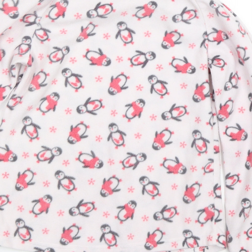 Debenhams Womens Pink Animal Print Top Pyjama Top Size 8 - Penguins