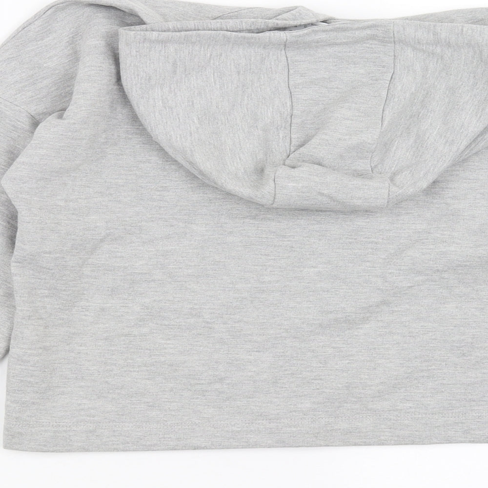 F&F Girls Grey Pullover Hoodie Size 11-12 Years - future starts today