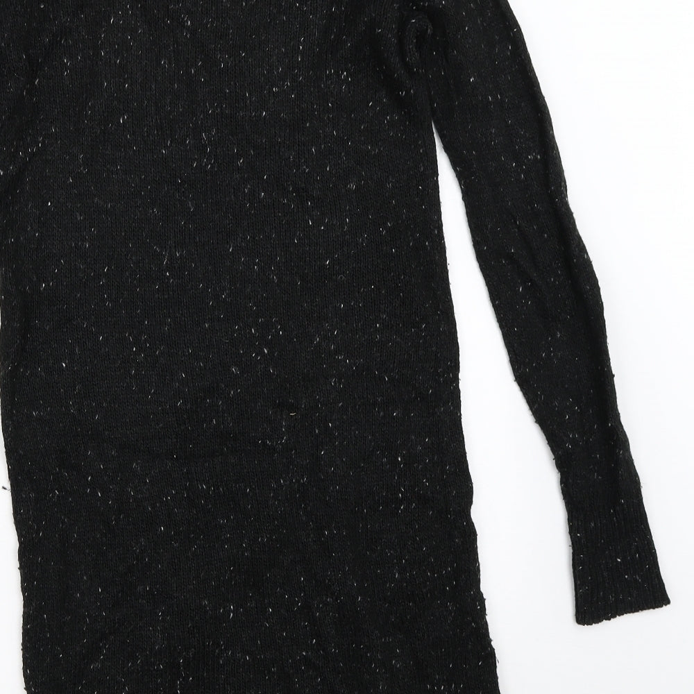 Papaya Womens Black Tunic Jumper Size 10