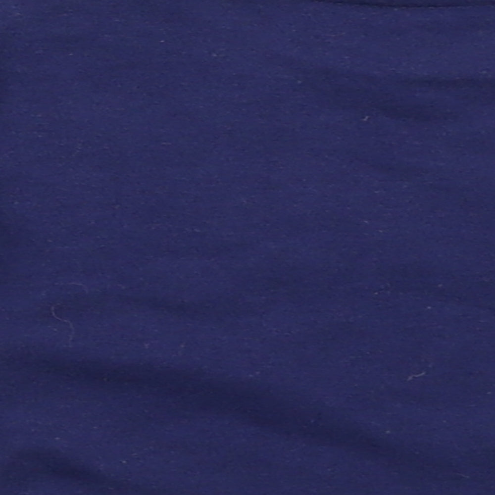 Very Boys Blue Basic T-Shirt Size 0-3 Months - christmas reindeer rudolph