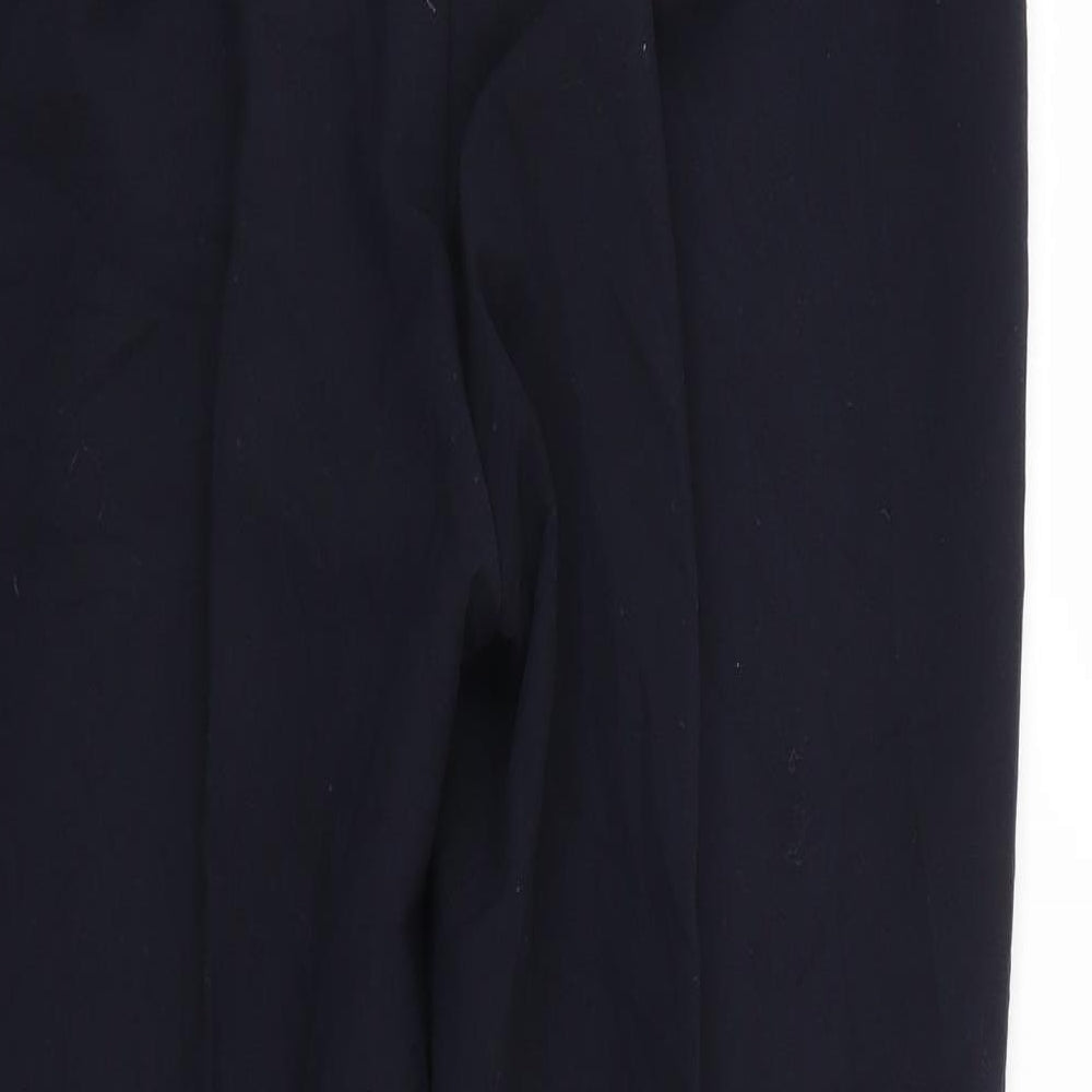 Marks and Spencer Womens Blue Trousers Size 10 L25 in