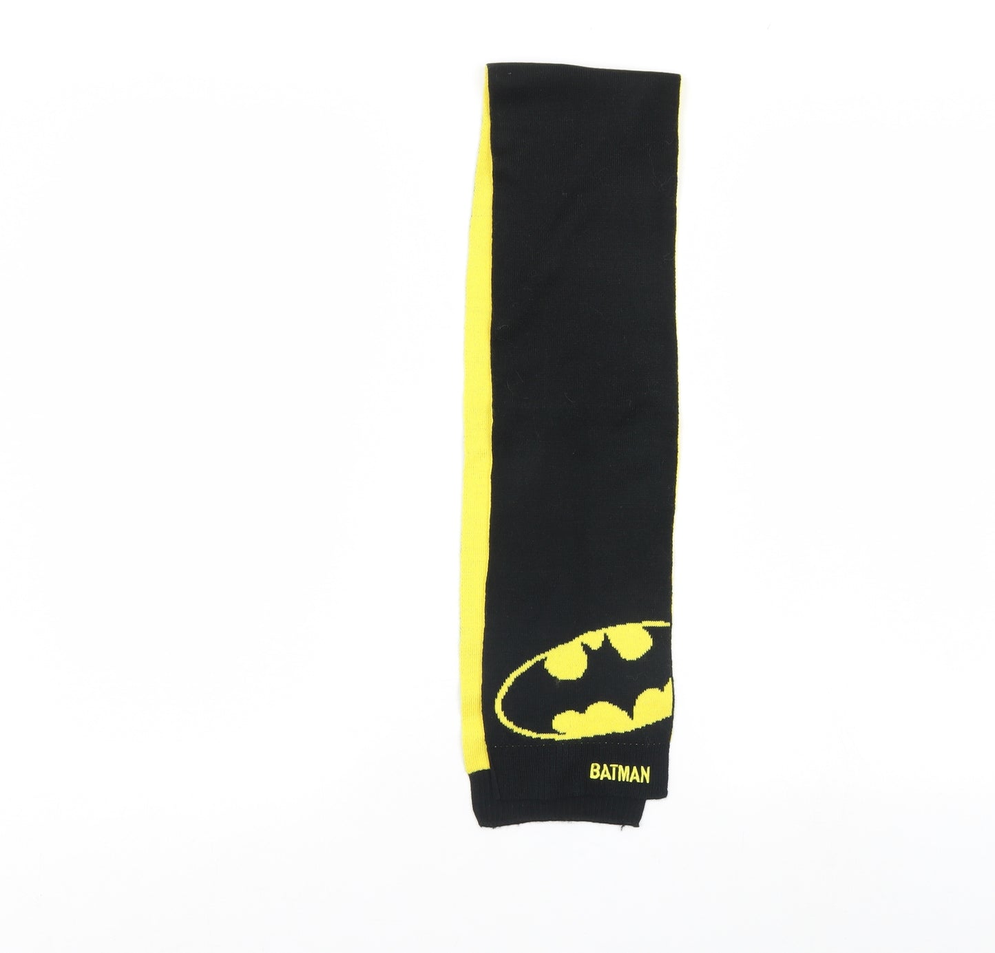 Batman Boys Black Spotted Scarf One Size - batman