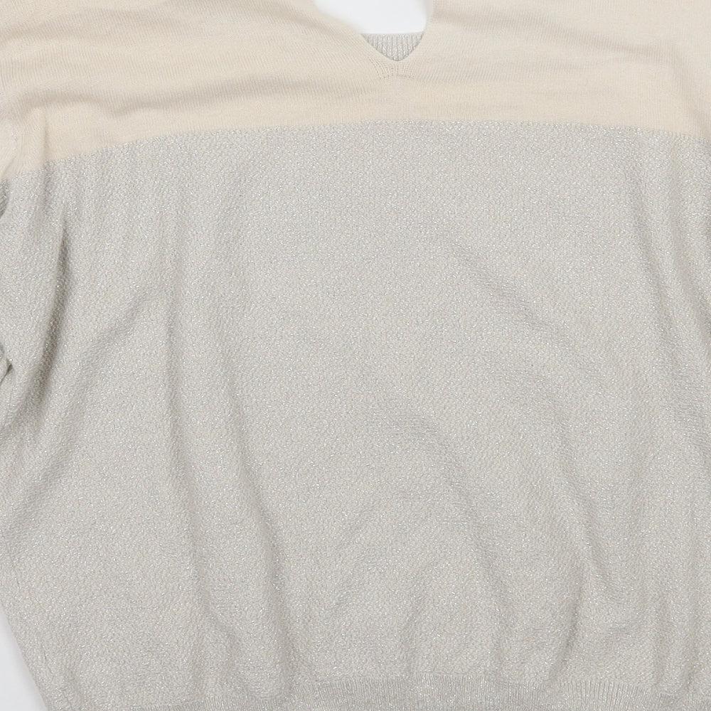 Anthology Womens Beige Pullover Jumper Size 14