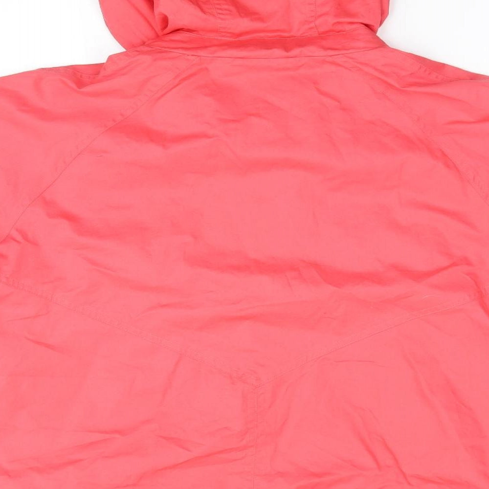 Astrid Womens Red Parka Coat Size 14