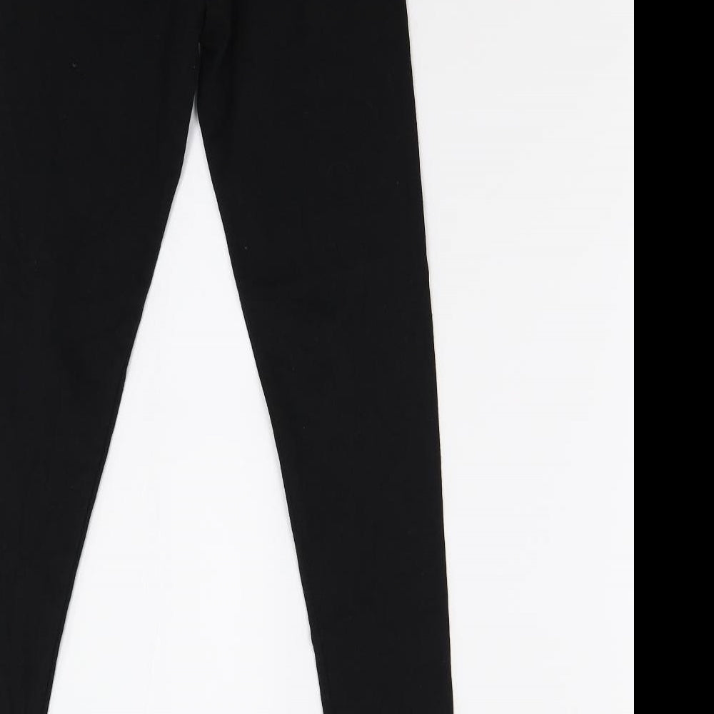 Primark Girls Black Carrot Trousers Size 12-13 Years