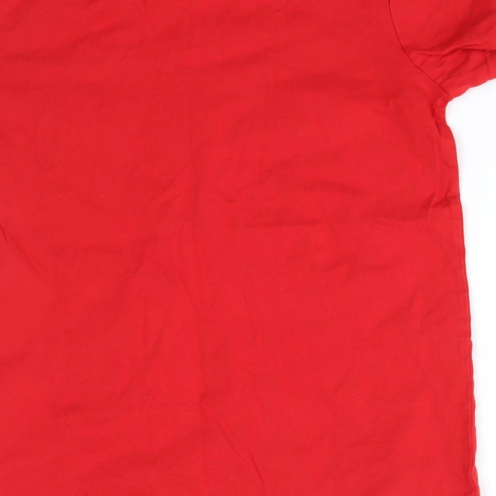 LFC Boys Red Basic T-Shirt Size 11-12 Years - champions 19/20